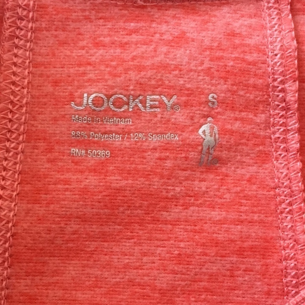 Jockey pink quarter zip pullover. Women’s size small - Picture 4 of 8